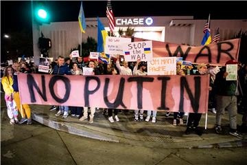 USA UKRAINE RUSSIA CONFLICT PROTEST