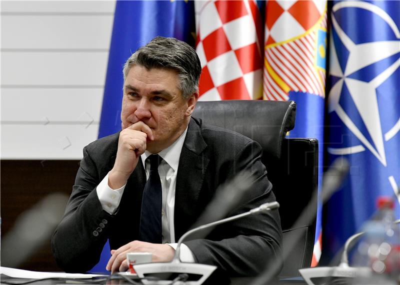 Predsjednik Milanović sudjeluje na izvanrednom sastanku šefova država i vlada NATO-a