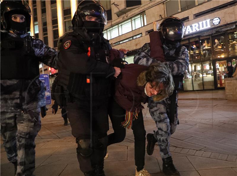 RUSSIA UKRAINE CONFLICT PROTEST