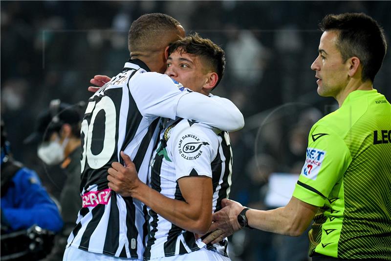 Serie A: Udinese osvojio bod kod Milana