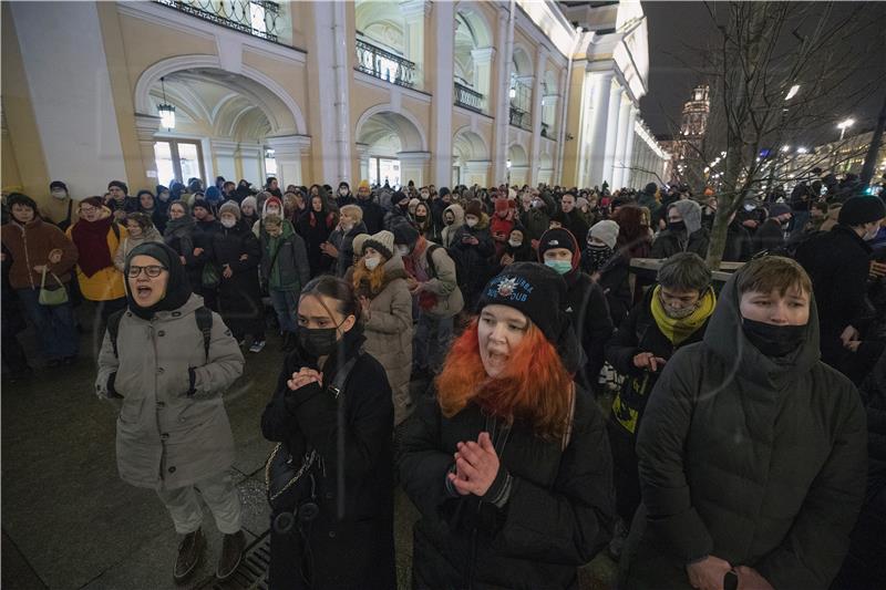 RUSSIA UKRAINE CONFLICT PROTEST