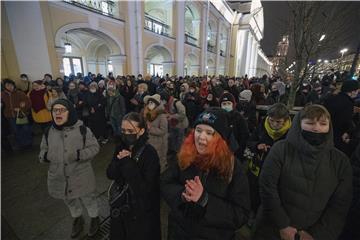 RUSSIA UKRAINE CONFLICT PROTEST