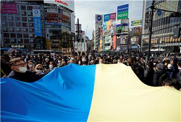 JAPAN PROTEST RUSSIA UKRAINE CONFLICT