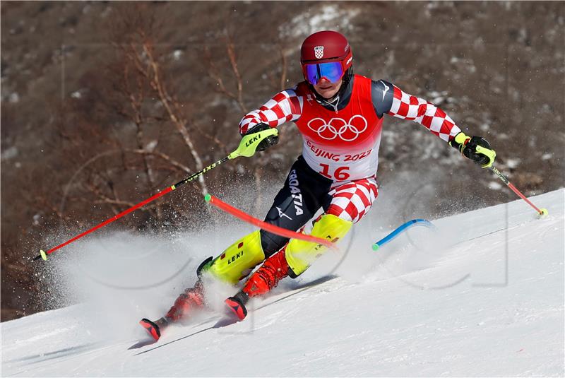 SK, slalom: Pobjeda Kristoffersena, Rodeš 12., Zubčić 13.