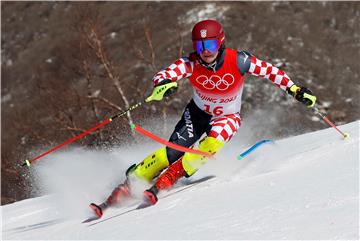 SK, slalom: Pobjeda Kristoffersena, Rodeš 12., Zubčić 13.