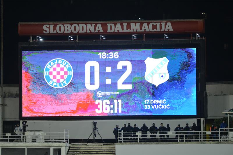 Utakmica 25. kola Prve HNL Hajduk - Rijeka