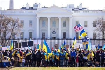 USA UKRAINE RUSSIA CONFLICT DC RALLY