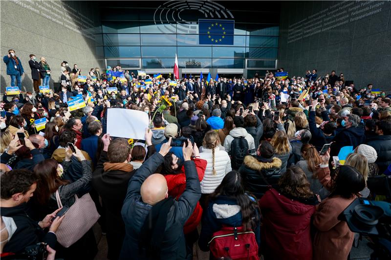 BELGIUM EU PARLIAMENT UKRAINE RUSSIA CONFLICT