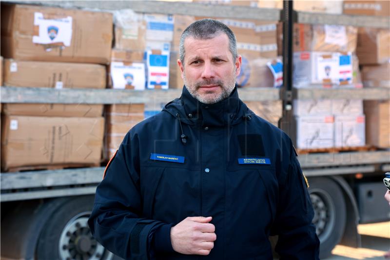 Croatian Civil Protection sending five trucks with relief for Ukraine