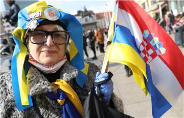 Skup u znak podrške Ukrajini, žrtvi ruske agresije