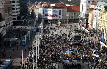 Skup u znak podrške Ukrajini, žrtvi ruske agresije