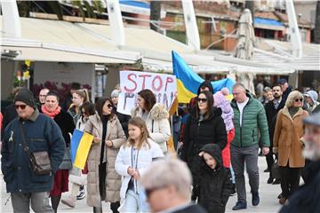 Split: Skup u znak podrške Ukrajini, žrtvi agresije od strane Rusije