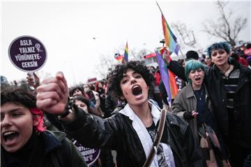 TURKEY WOMEN PROTEST