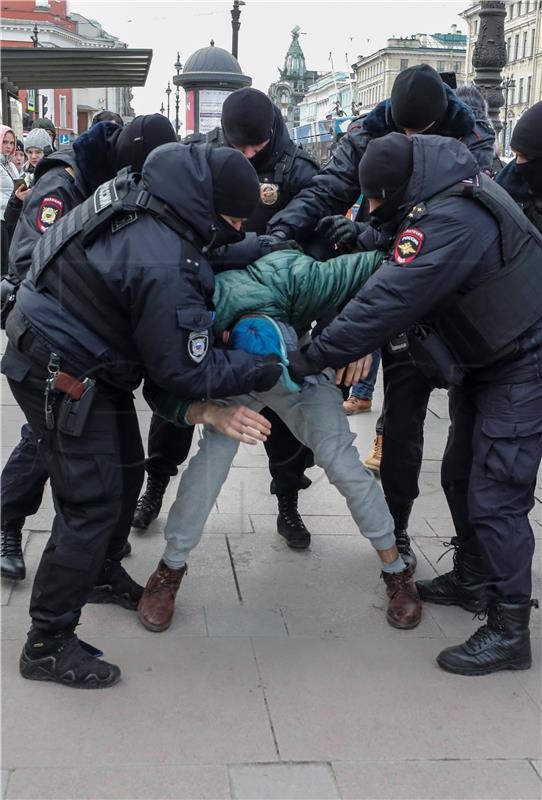 RUSSIA PROTEST UKRAINE CONFLICT