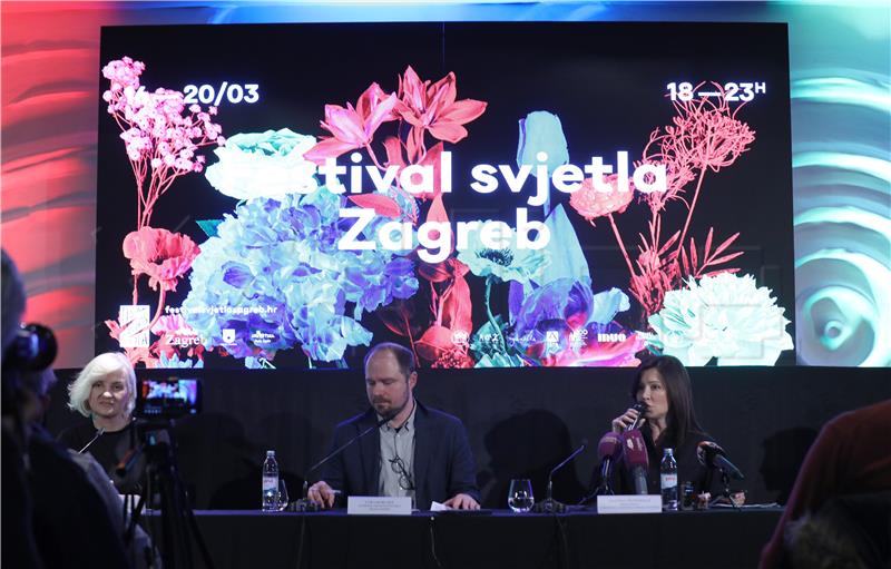 Najava za Festival svjetla Zagreb 2022