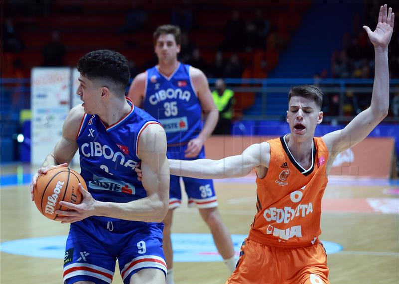 Prvenstvo Hrvatske za košarkaše: Cedevita Junior - Cibona