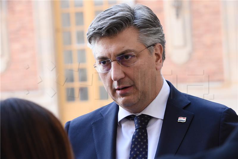 Plenković visits drone crash site