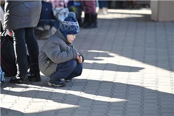 Kolodvor u poljskom graničnom gradu Prszemys