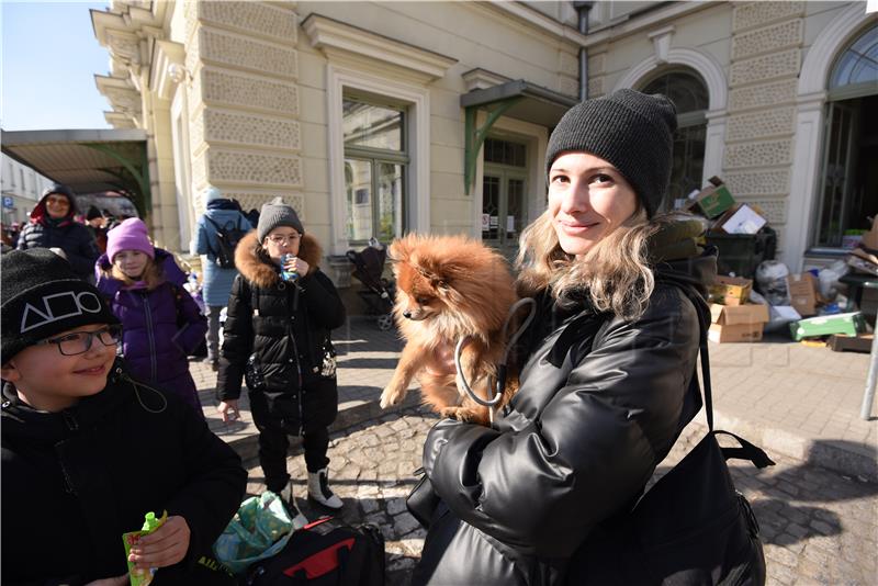 Kolodvor u poljskom graničnom gradu Prszemys