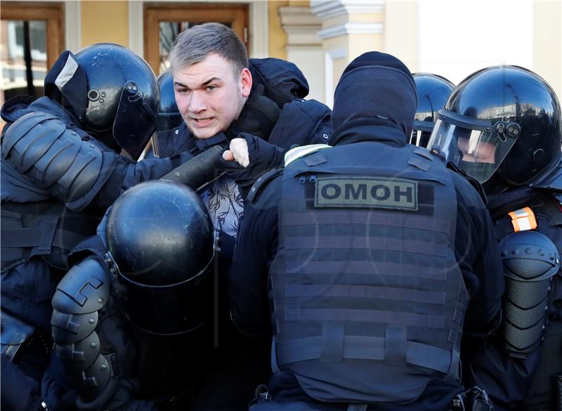 RUSSIA PROTEST UKRAINE CONFLICT