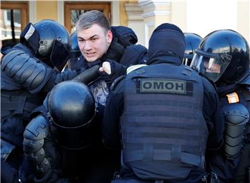 RUSSIA PROTEST UKRAINE CONFLICT