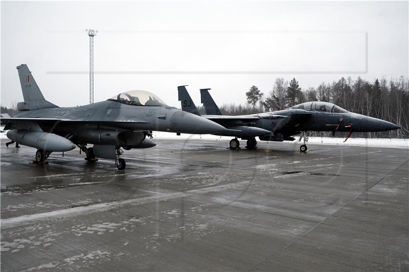 US F-16s at Pleso Air Base supporting NATO’s collective defence in S-E Europe