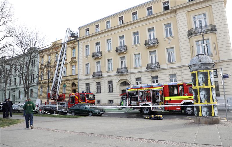 U zgradi na Tomislavovom trgu jutros je došlo do požara