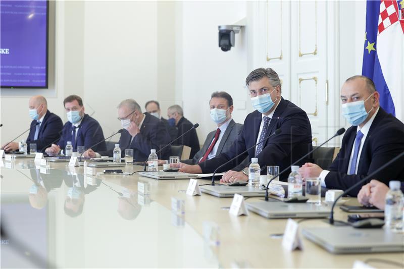 PM Plenković, Opposition leaders meet to discuss situation in relation to Ukraine