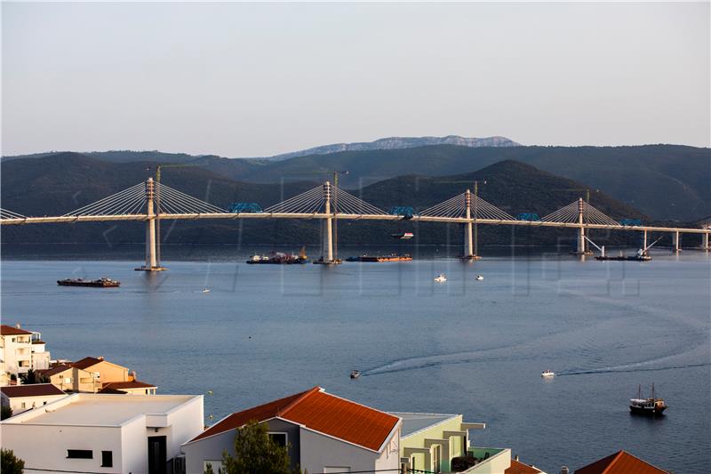 Croatia to inaugurate Pelješac Bridge between 19-21 July, EC source says