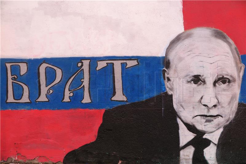 Beograd: Mural posvećen Vladimiru Putinu