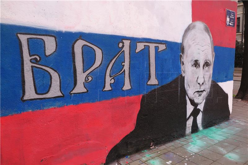 Beograd: Mural posvećen Vladimiru Putinu