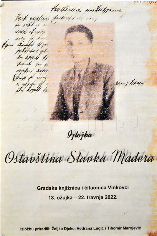 Otvorena izložba "Ostavština Slavka Mađera"