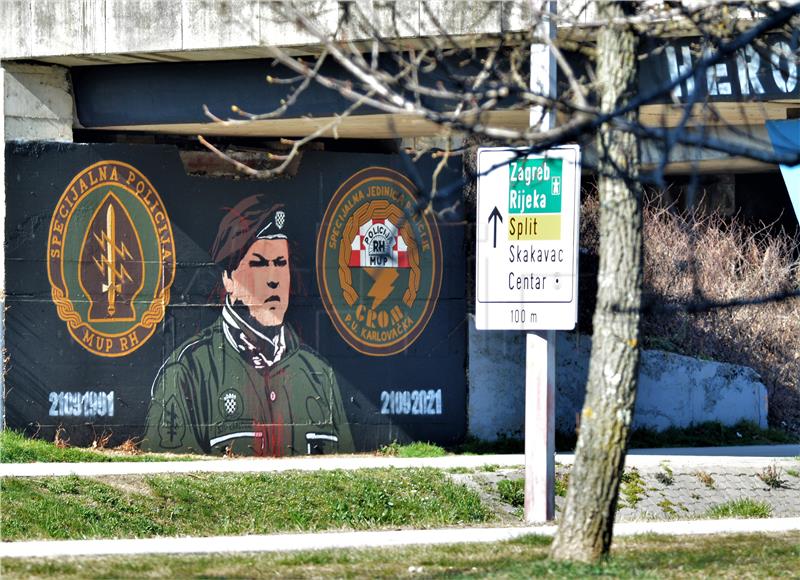 Gromovi neće postupiti po nalogu HŽ-a i ukloniti mural specijalcu Hrastovu