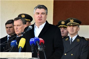 Milanović na obilježavanju godišnjice GOMBR-e: Jedini pravi zadatak obrana Domovine 