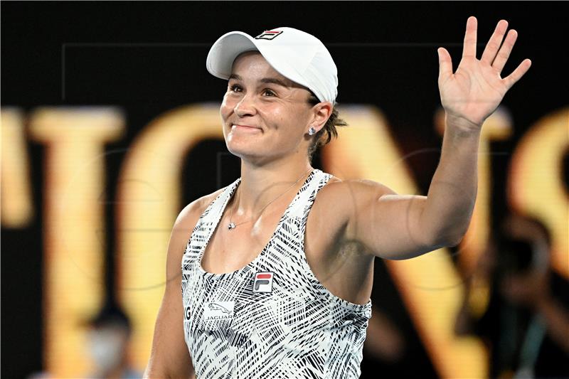 (FILE) AUSTRALIA TENNIS ASHLEIGH BARTY RETIREMENT