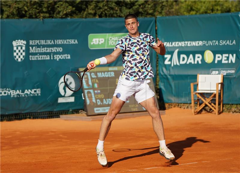 Zadar Open: Ajduković u četvrtfinalu, Prižmiću malo nedostajalo