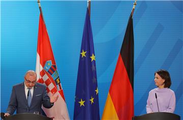 German, Croatian FMs agree on importance of EU unity in light of Russia's invasion