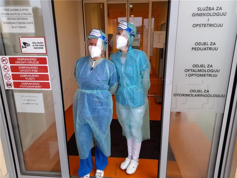U Istri 39 novozaraženih, u bolnici 27 oboljelih od covida