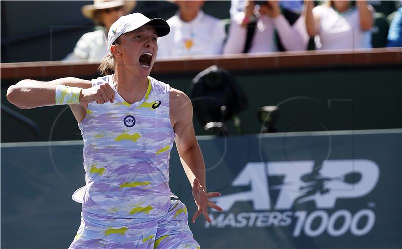 WTA Miami: Swiatek osigurala dolazak na prvo mjesto ljestvice