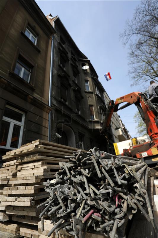 Počela konstrukcijska obnova zgrade Hine