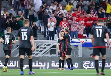 DOHA: Pripremna nogometna utakmice Hrvatska - Bugarska