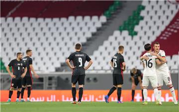 DOHA: Pripremna nogometna utakmice Hrvatska - Bugarska