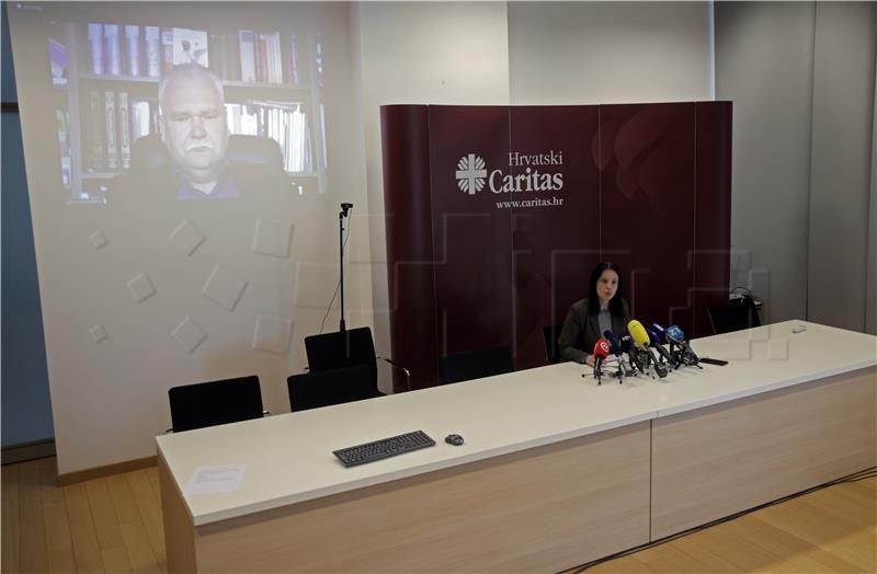 Konferencija za novinare Hrvatskog Caritasa