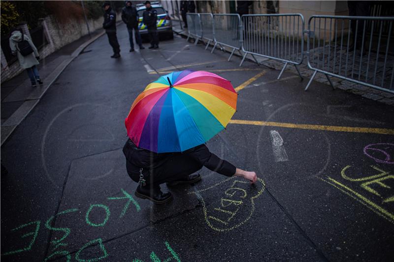 CZECH REPUBLIC PROTEST HUNGARY LGBTQI+