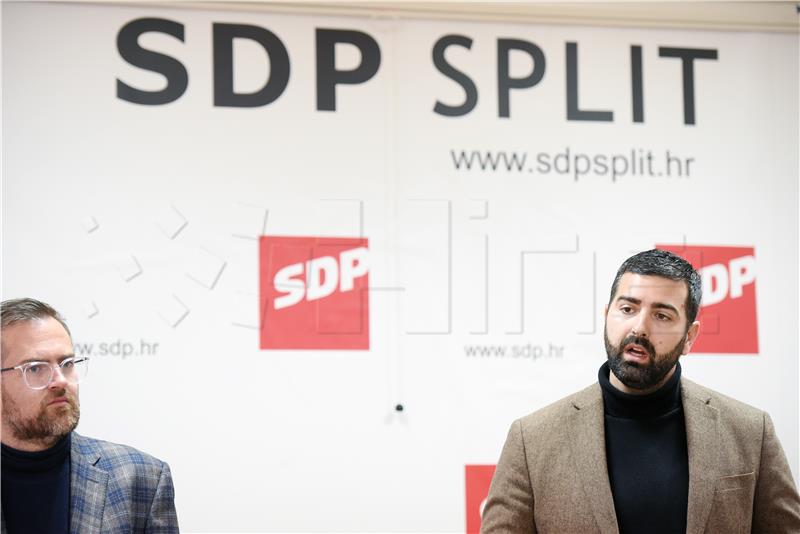 Konferencija za novinare SDP-a Split