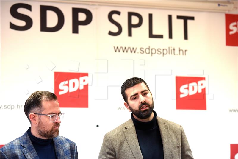 Konferencija za novinare SDP-a Split