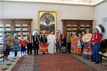 VATICAN POPE CANADA INDIGENOUS PEOPLE