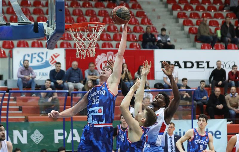 Utakmica 25. kola ABA lige Cibona - Igokea Aleksandrovac