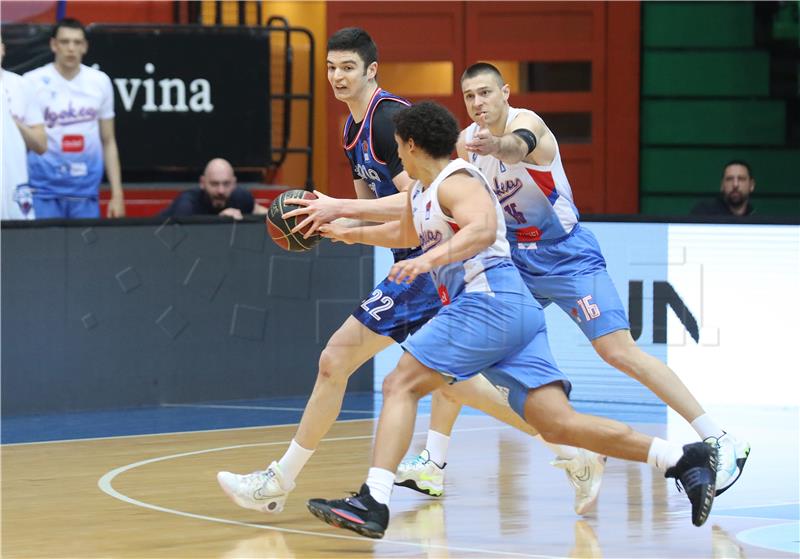 Utakmica 25. kola ABA lige Cibona - Igokea Aleksandrovac