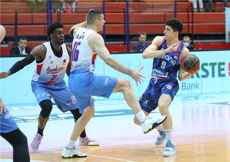 Utakmica 25. kola ABA lige Cibona - Igokea Aleksandrovac